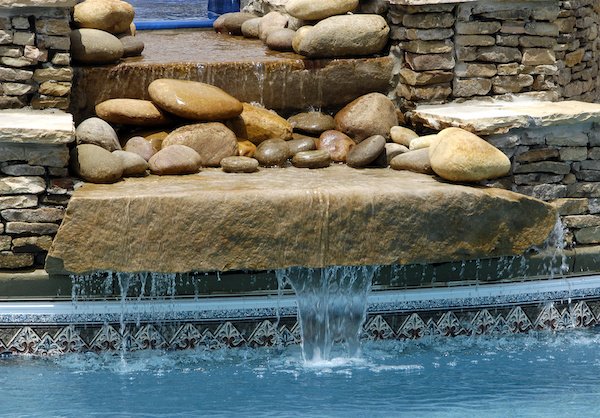 Swimming Pool Water Feature