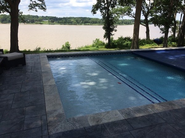 Pool Deck With Lake View